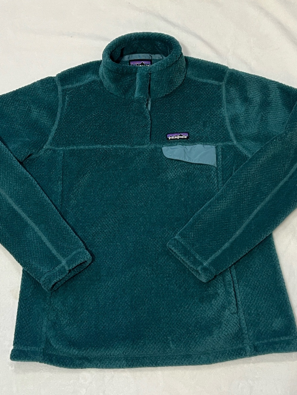 Patagonia Deep Teal Fleece Pullover